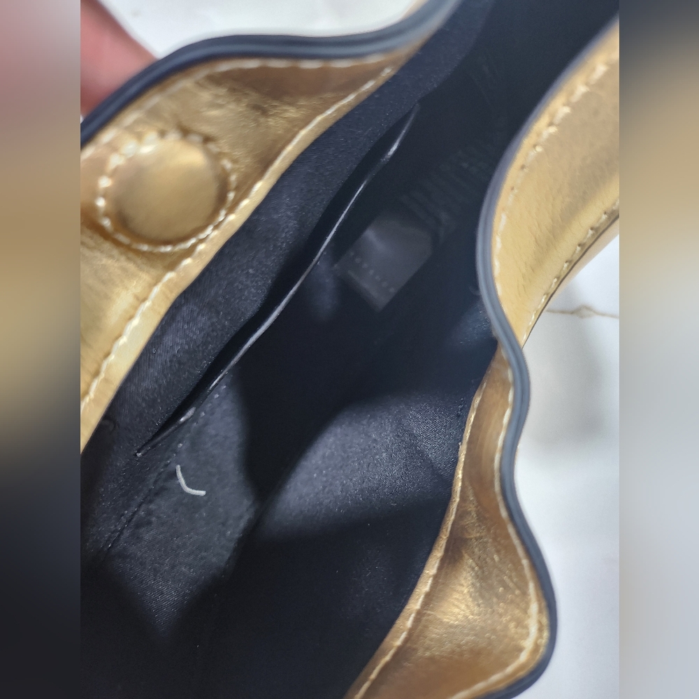 Topshop gold shoulder bag - Picture 6 of 9